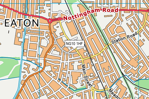 NG10 1HF map - OS VectorMap District (Ordnance Survey)