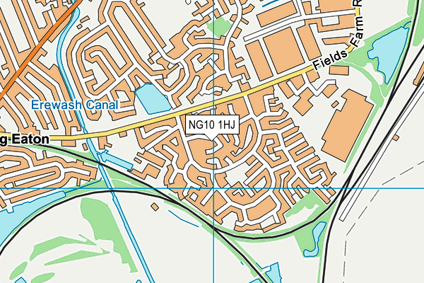 NG10 1HJ map - OS VectorMap District (Ordnance Survey)