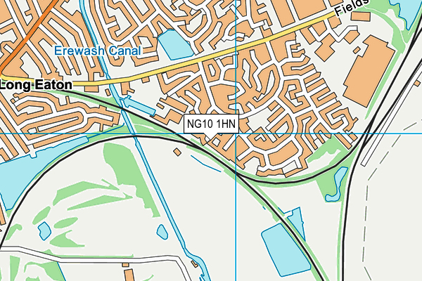 NG10 1HN map - OS VectorMap District (Ordnance Survey)