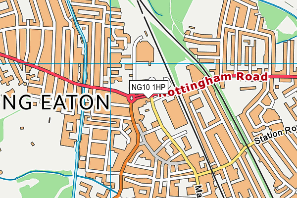 Map of LONG EATON SCAFFOLDING LIMITED at district scale
