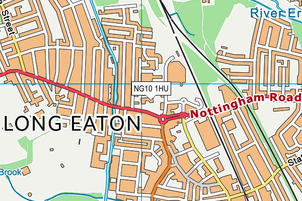 NG10 1HU map - OS VectorMap District (Ordnance Survey)