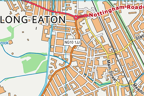 NG10 1JJ map - OS VectorMap District (Ordnance Survey)