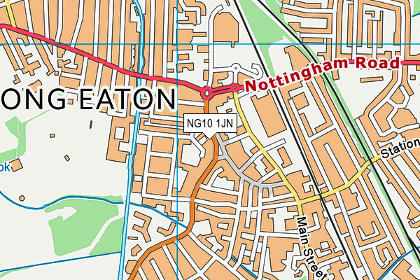 NG10 1JN map - OS VectorMap District (Ordnance Survey)