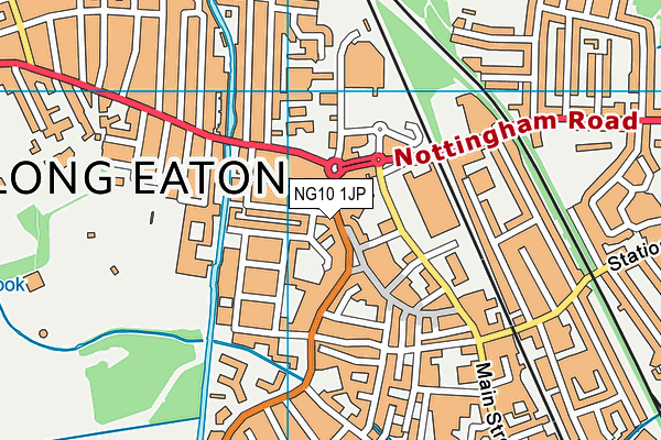 NG10 1JP map - OS VectorMap District (Ordnance Survey)