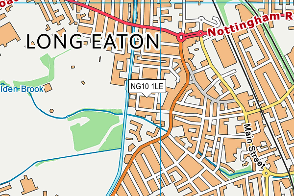 NG10 1LE map - OS VectorMap District (Ordnance Survey)