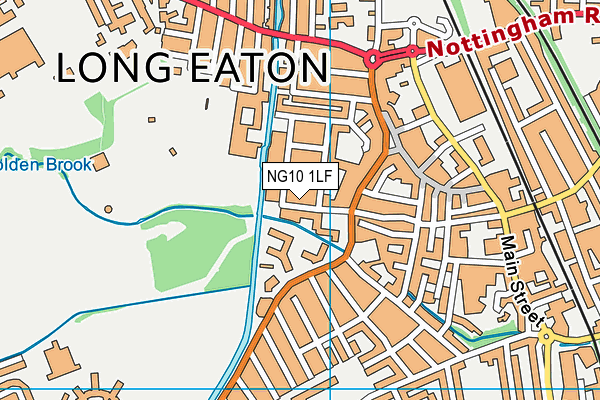 NG10 1LF map - OS VectorMap District (Ordnance Survey)