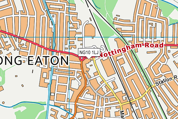 NG10 1LJ map - OS VectorMap District (Ordnance Survey)