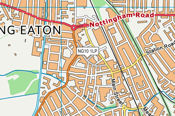 NG10 1LP map - OS VectorMap District (Ordnance Survey)