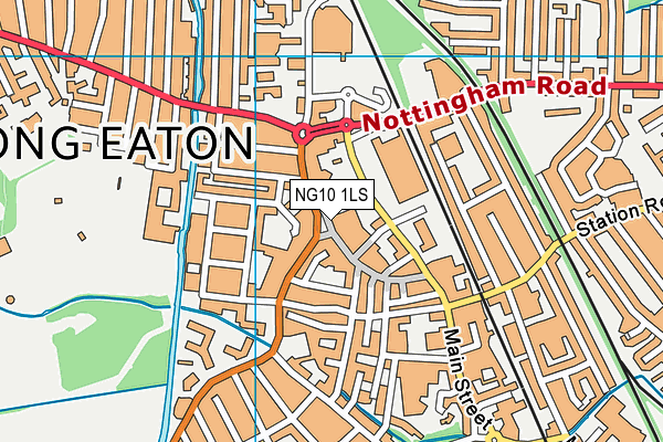 NG10 1LS map - OS VectorMap District (Ordnance Survey)