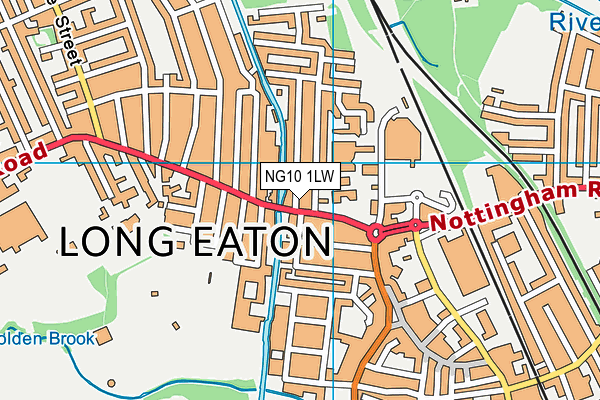 NG10 1LW map - OS VectorMap District (Ordnance Survey)