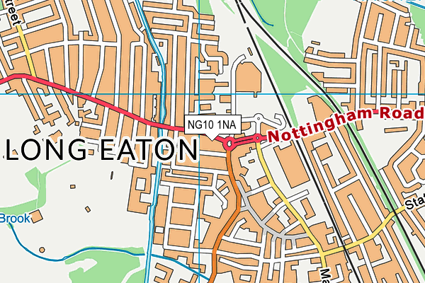 NG10 1NA map - OS VectorMap District (Ordnance Survey)