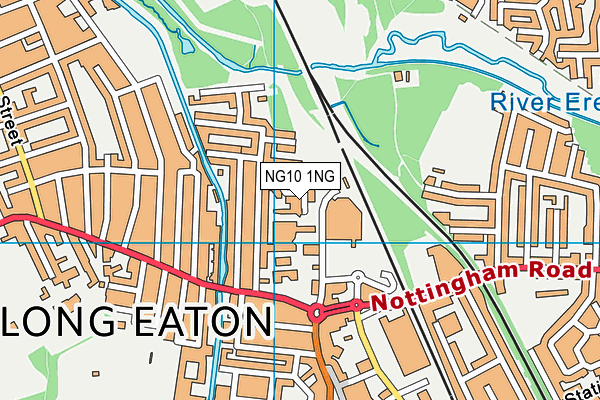 NG10 1NG map - OS VectorMap District (Ordnance Survey)