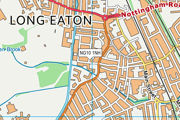 NG10 1NH map - OS VectorMap District (Ordnance Survey)