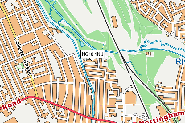 NG10 1NU map - OS VectorMap District (Ordnance Survey)