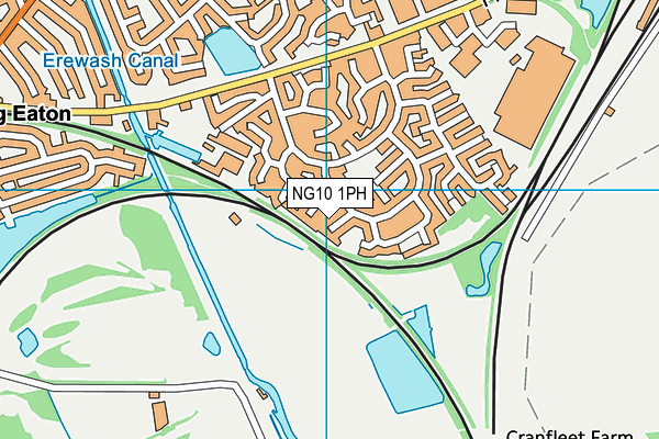 NG10 1PH map - OS VectorMap District (Ordnance Survey)