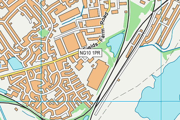 NG10 1PR map - OS VectorMap District (Ordnance Survey)