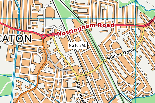 NG10 2AL map - OS VectorMap District (Ordnance Survey)