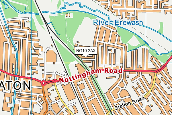 NG10 2AX map - OS VectorMap District (Ordnance Survey)