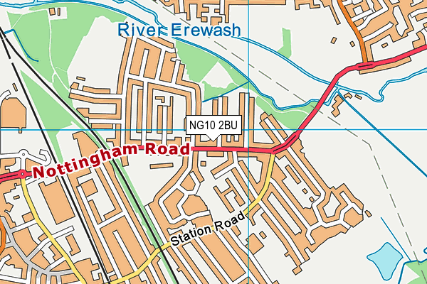 NG10 2BU map - OS VectorMap District (Ordnance Survey)