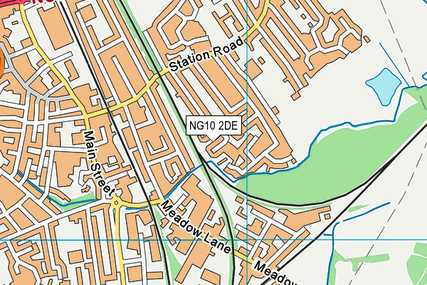 NG10 2DE map - OS VectorMap District (Ordnance Survey)