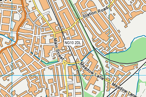 NG10 2DL map - OS VectorMap District (Ordnance Survey)