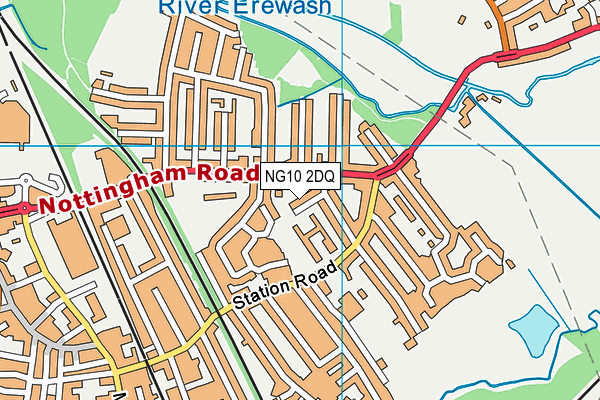 NG10 2DQ map - OS VectorMap District (Ordnance Survey)