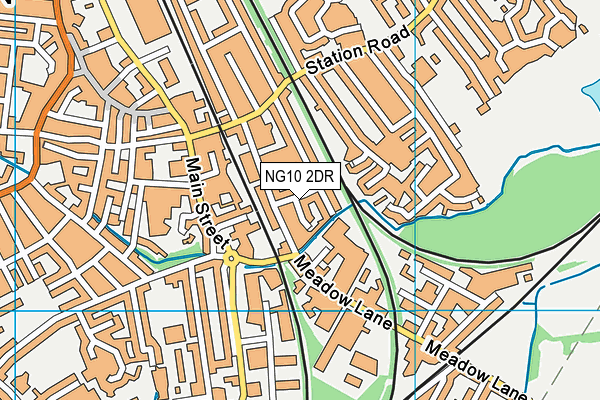 NG10 2DR map - OS VectorMap District (Ordnance Survey)