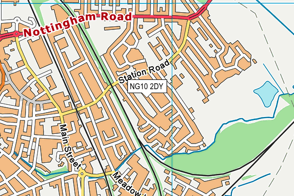 NG10 2DY map - OS VectorMap District (Ordnance Survey)