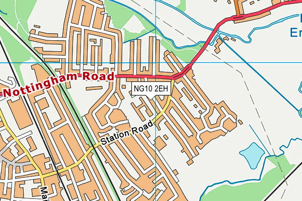 NG10 2EH map - OS VectorMap District (Ordnance Survey)