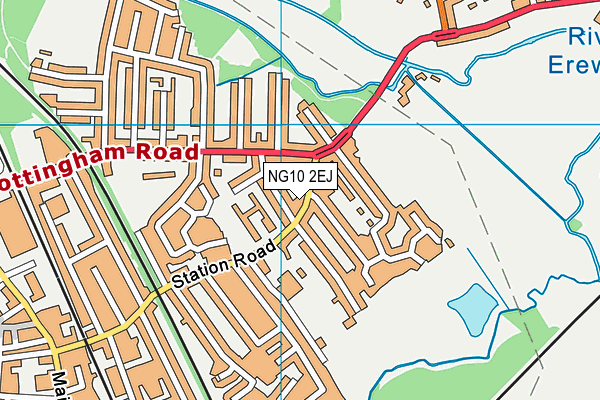 NG10 2EJ map - OS VectorMap District (Ordnance Survey)