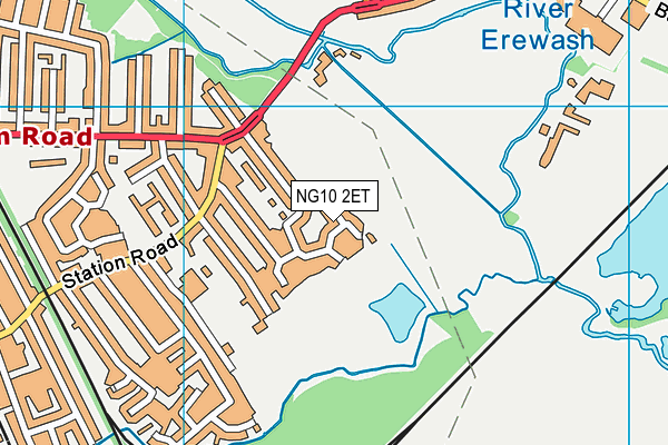 NG10 2ET map - OS VectorMap District (Ordnance Survey)