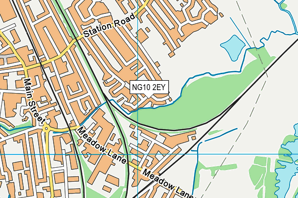 NG10 2EY map - OS VectorMap District (Ordnance Survey)