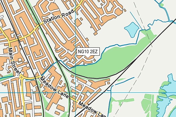 NG10 2EZ map - OS VectorMap District (Ordnance Survey)