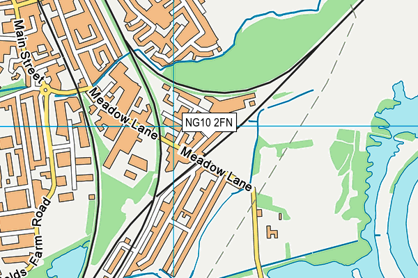 NG10 2FN map - OS VectorMap District (Ordnance Survey)