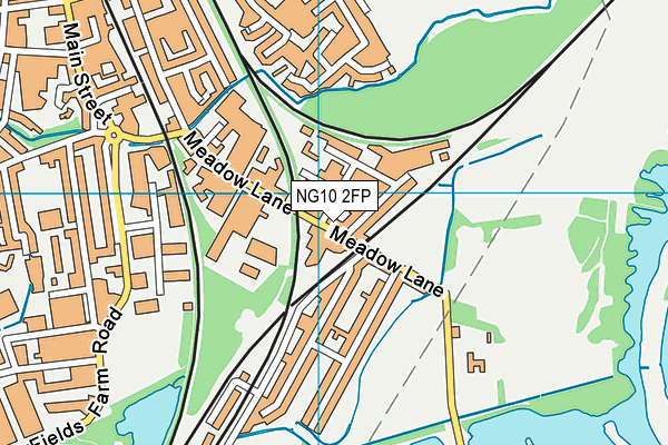 NG10 2FP map - OS VectorMap District (Ordnance Survey)