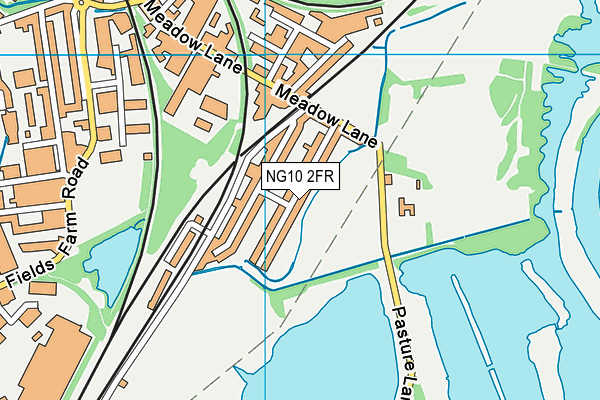 NG10 2FR map - OS VectorMap District (Ordnance Survey)