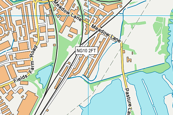 NG10 2FT map - OS VectorMap District (Ordnance Survey)