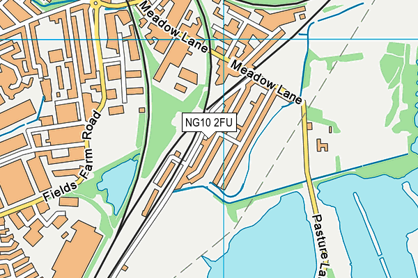 NG10 2FU map - OS VectorMap District (Ordnance Survey)