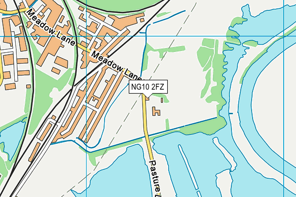 NG10 2FZ map - OS VectorMap District (Ordnance Survey)