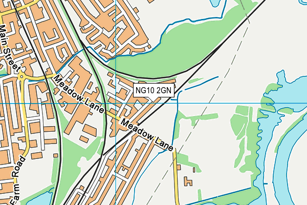 NG10 2GN map - OS VectorMap District (Ordnance Survey)