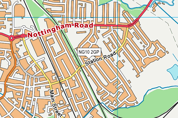 NG10 2GP map - OS VectorMap District (Ordnance Survey)