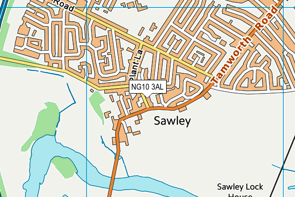 NG10 3AL map - OS VectorMap District (Ordnance Survey)