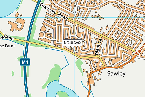 NG10 3AQ map - OS VectorMap District (Ordnance Survey)