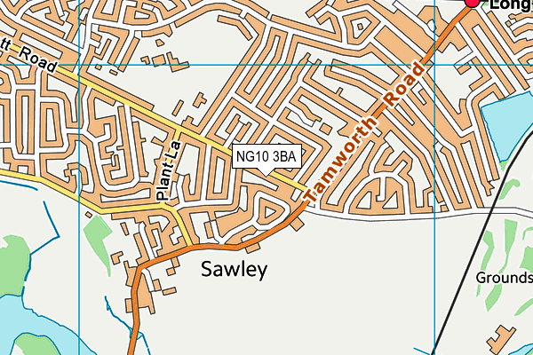 NG10 3BA map - OS VectorMap District (Ordnance Survey)