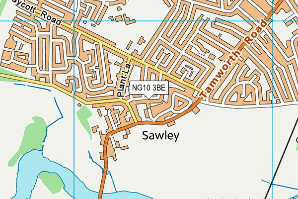 NG10 3BE map - OS VectorMap District (Ordnance Survey)