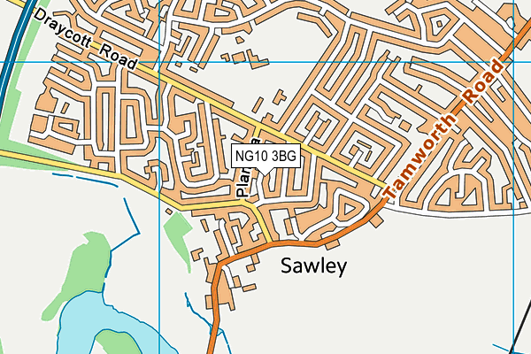 NG10 3BG map - OS VectorMap District (Ordnance Survey)