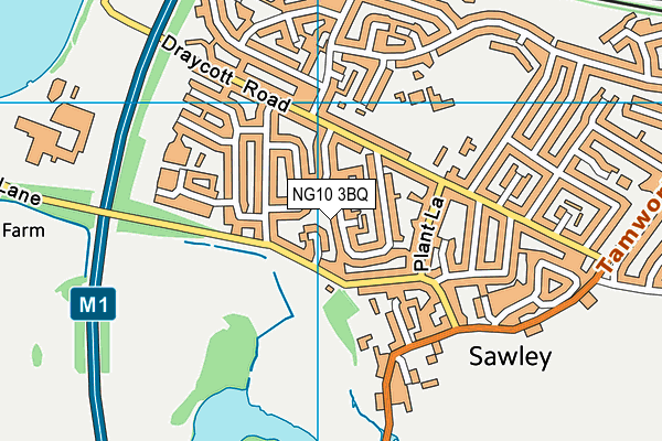 NG10 3BQ map - OS VectorMap District (Ordnance Survey)