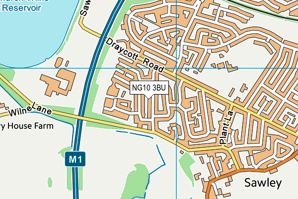 NG10 3BU map - OS VectorMap District (Ordnance Survey)