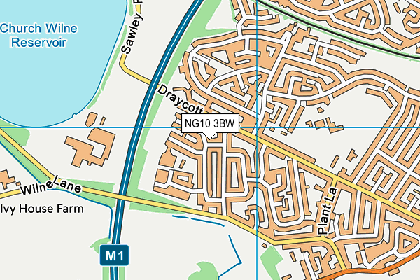 NG10 3BW map - OS VectorMap District (Ordnance Survey)