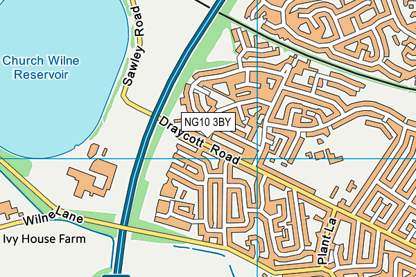 NG10 3BY map - OS VectorMap District (Ordnance Survey)